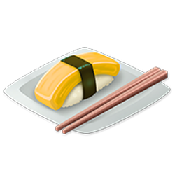 Egg sushi