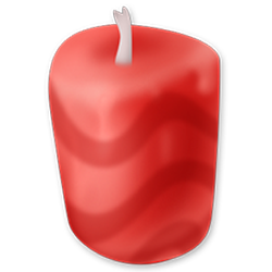 Strawberry candle